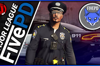 develop fivepd, lspdfr and police rp server for fivem