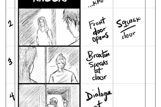 design storyboard for animation