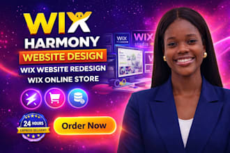 do wix harmony website design wix website redesign wix online store wix website