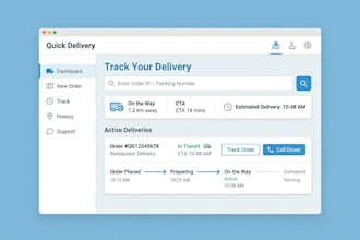 design UI UX with quick delivery