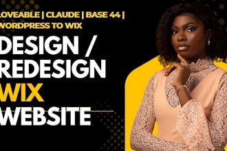 redesign wix website design  wix ecommerce build online store wix landing page
