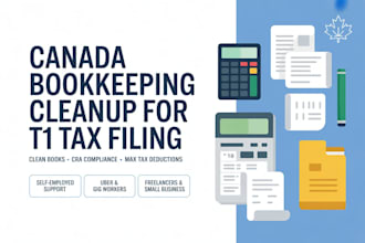 handle canada bookkeeping cleanup before t1 tax submission