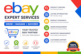 manage ebay store, ali express to ebay dropshipping
