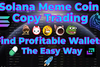 develop solana memecoin bot, solana market maker bot, solana volume bot