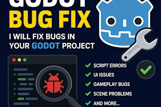 debug and repair godot scripts and scenes