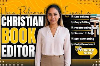 do christian book editing, proofread, sermon to book editor, daily devotional