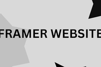 build and design a stunning website with framer