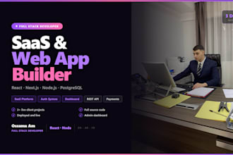 build your saas web app or business website using react and node js