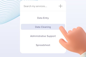 do excel data entry, data cleaning and admin support