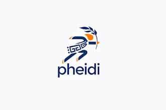 design greek influenced running training plan app logo