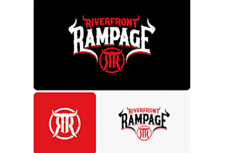 design indoor bull riding event logo