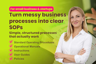 create sops and processes for small businesses and startups