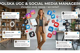 polish ugc social media manger content creator