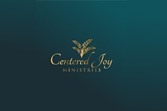 design joyful christian spiritual logo