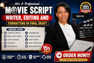 do script editing screenplay editing book formatting for movie script screenplay