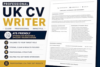 rewrite your CV for UK jobs and ats screening