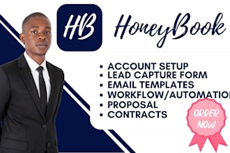 do honeybook setup workflow automation