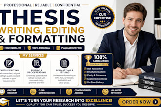 edit and proofread thesis, dissertation, and research proposal