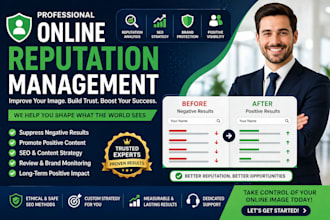 manage and improve your online reputation professionally