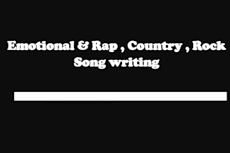 write powerful song lyrics or hooks for your music