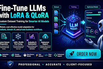 fine tune llms with lora and qlora on your custom dataset