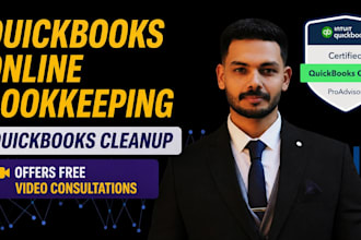provide professional bookkeeping and cleanup services