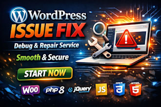 repair your wordpress website and fix all issues