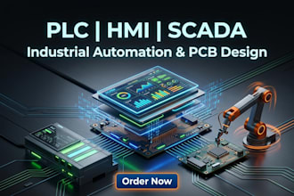 design plc automation industrial pcb hmi scada robotics and control system