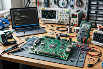 design electronic circuits, pcb and embedded firmware systems