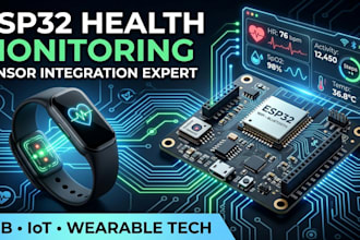 design esp32 sensor integration for health monitoring devices