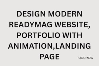 readymag, tilda website, landing page design, photography website