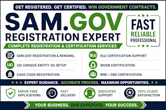 register sam gov uei cage and get 8a wosb mbe certification fast