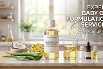 formulate premium baby oil for smooth and nourished skin care solutions for USA