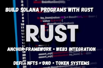 develop secure solana programs using rust anchor and web3js