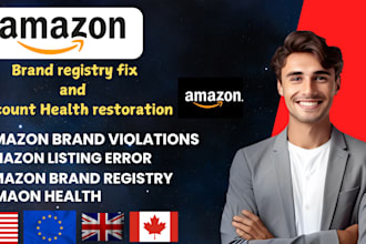fix amazon health and restore amazon brand registry restrictions