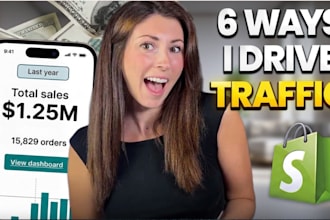 boost shopify sales, shopify dropshipping marketing, ecommerce website traffic