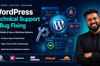 wordpress technical support and bug fixing