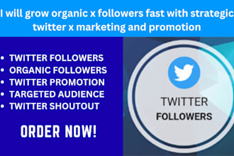 increase organic twitter x followers and audience engagement