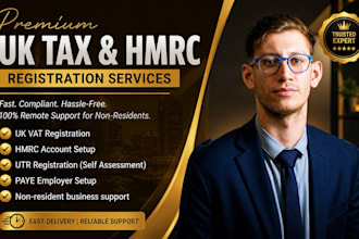 assist UK vat registration and hmrc setup UK utr registration paye registration