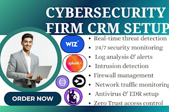 setup crm and automation for cybersecurity firms and IT security businesses