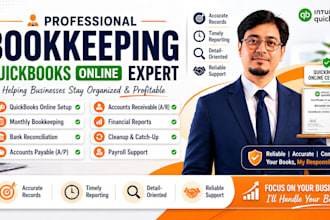 manage your quickbooks and monthly bookkeeping