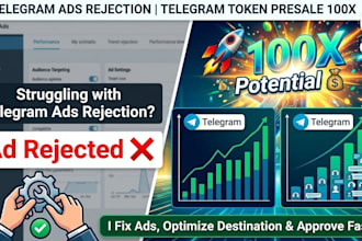 telegram promotion fix telegram ads rejection telegram ad destination token sell