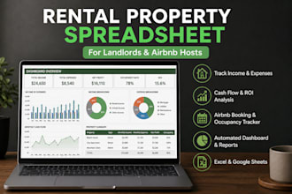 build a rental property spreadsheet for landlords and airbnb hosts