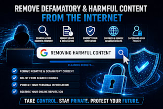 help remove, suppress, manage unwanted online content