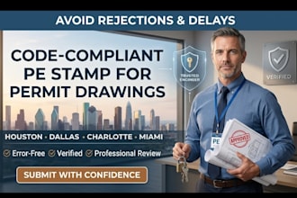 licensed pe stamp for permit drawings in houston dallas charlotte miami fast