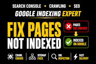 fix google search console pages not indexed and crawl errors