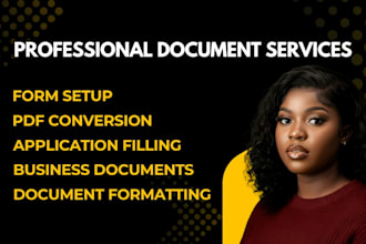 prepare business documents certificates and applications fast