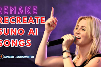 recreate and remake your suno ai song ai music beat remake with commercial use
