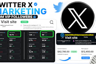 organic twitter promotion boost 90m x followers, x marketing