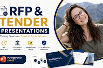 design rfp slides, tender presentation, government proposal PPT